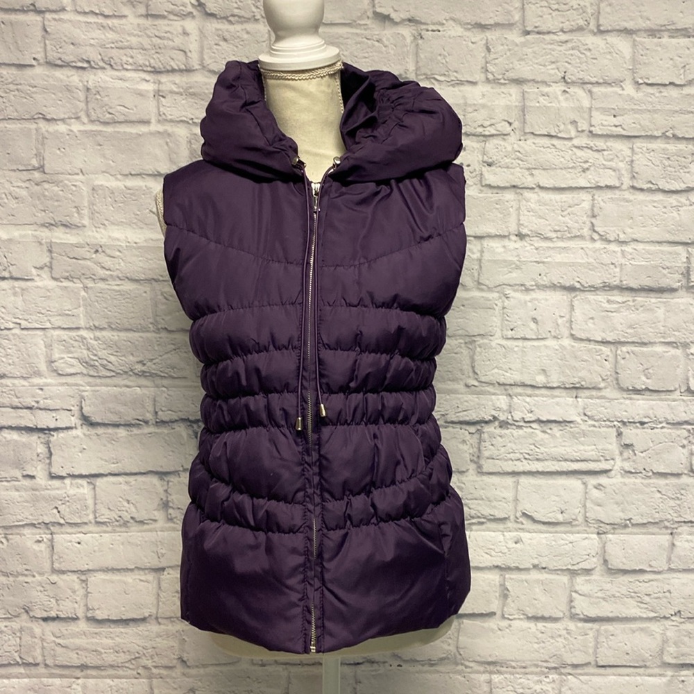 MICHAEL Michael Kors Hooded Puffer Vest Size Small